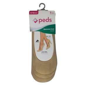 Women's Peds 3 Pair Extreme Low Liner Socks